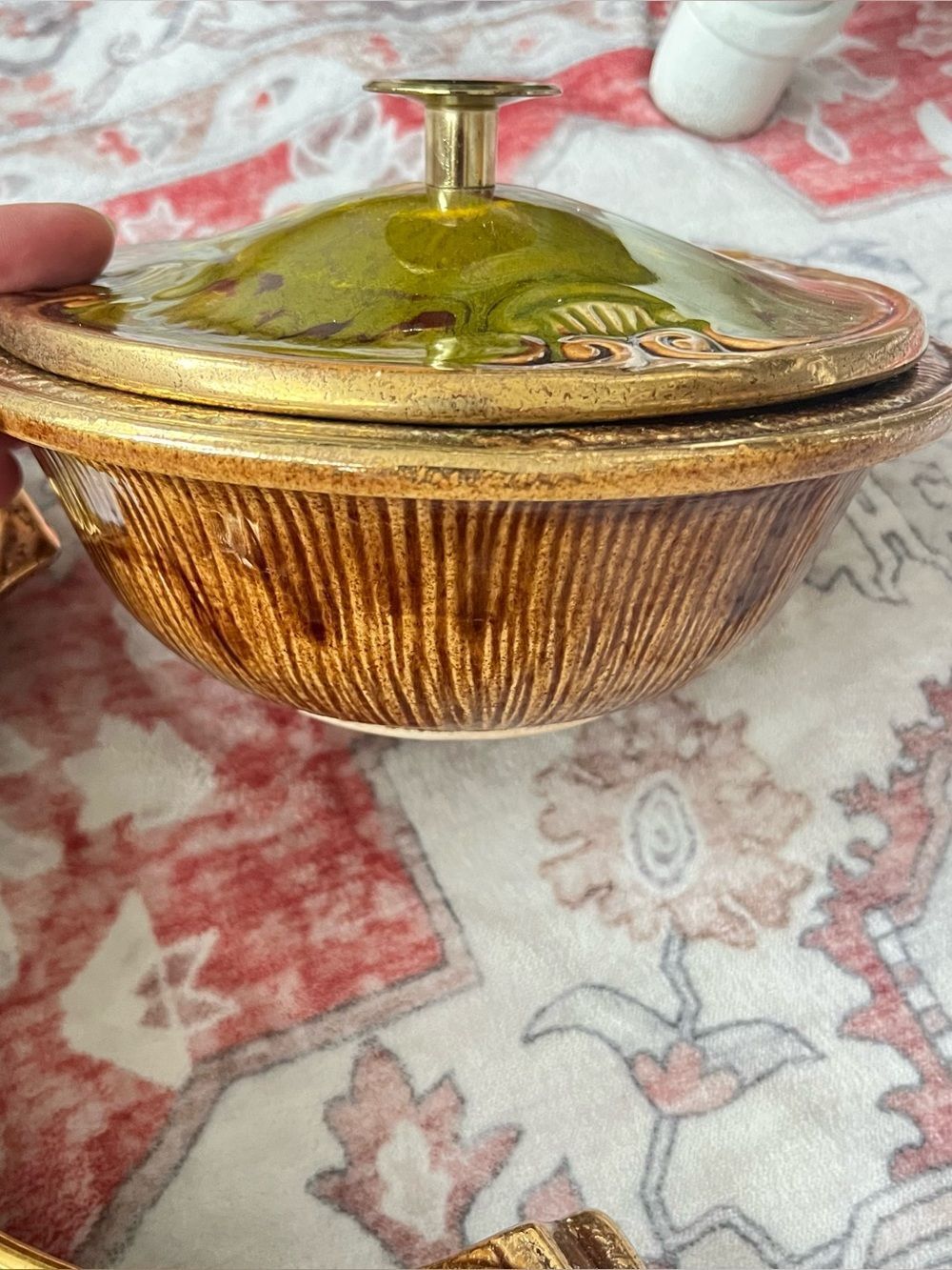 Vintage MCM California Pottery Serving Set - Picture 5 of 5